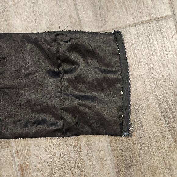 En Saison Top Women Size 3X Nelly Bandeau Bustier Black Tweed Crop Mini Tube NEW - Picture 12 of 15